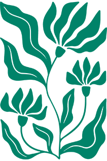 Paper cut-out botanical